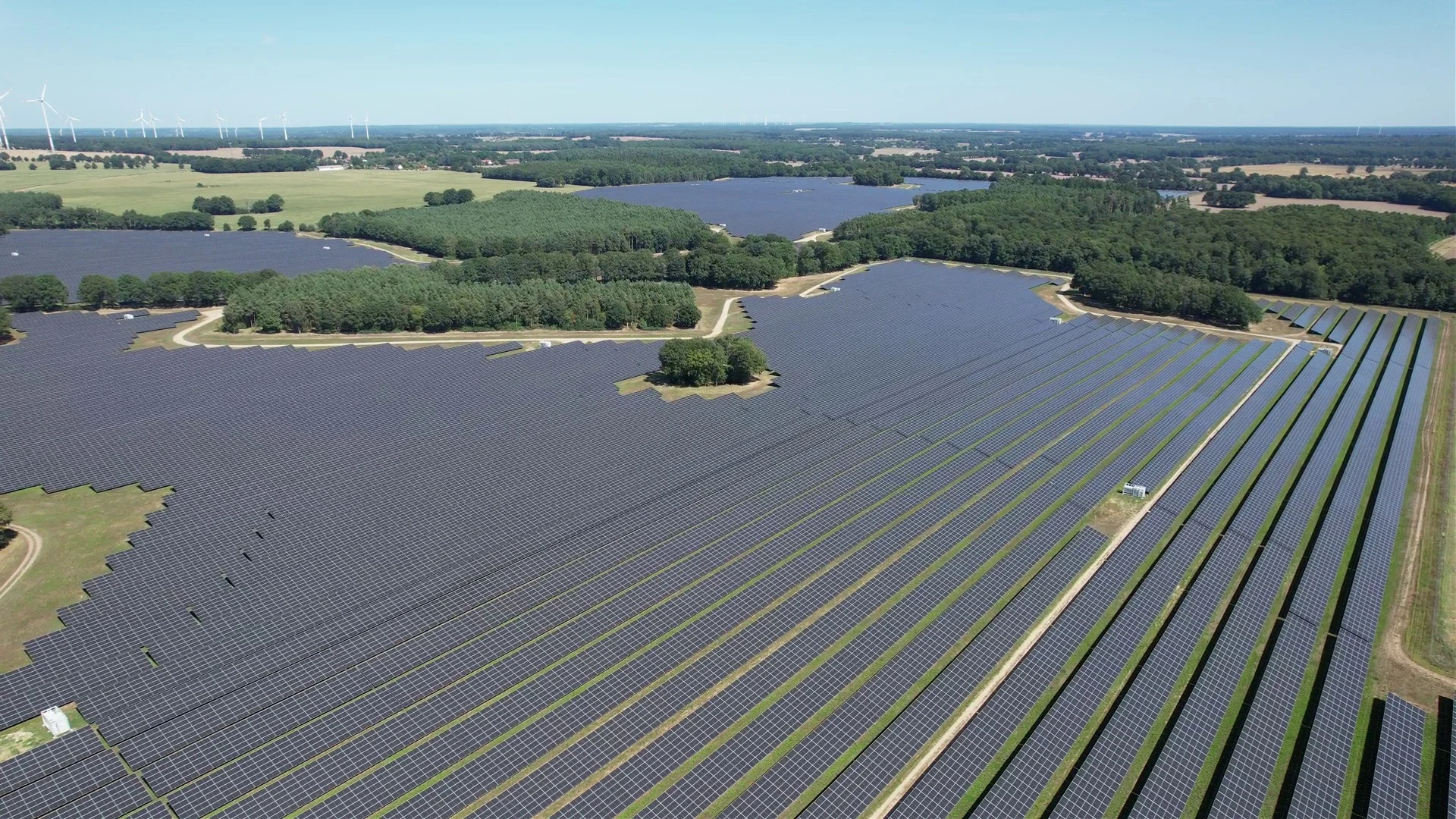 Luftbild des Sonnenparks Halenbeck-Rohlsdorf